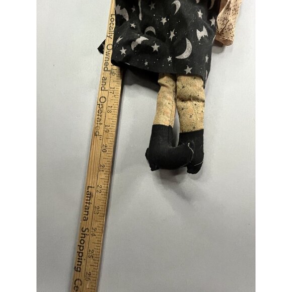 Pumpkin Head Scarecrow 21" Halloween Decoration Bean Bag Shelf Sitter Plush - Picture 6 of 8